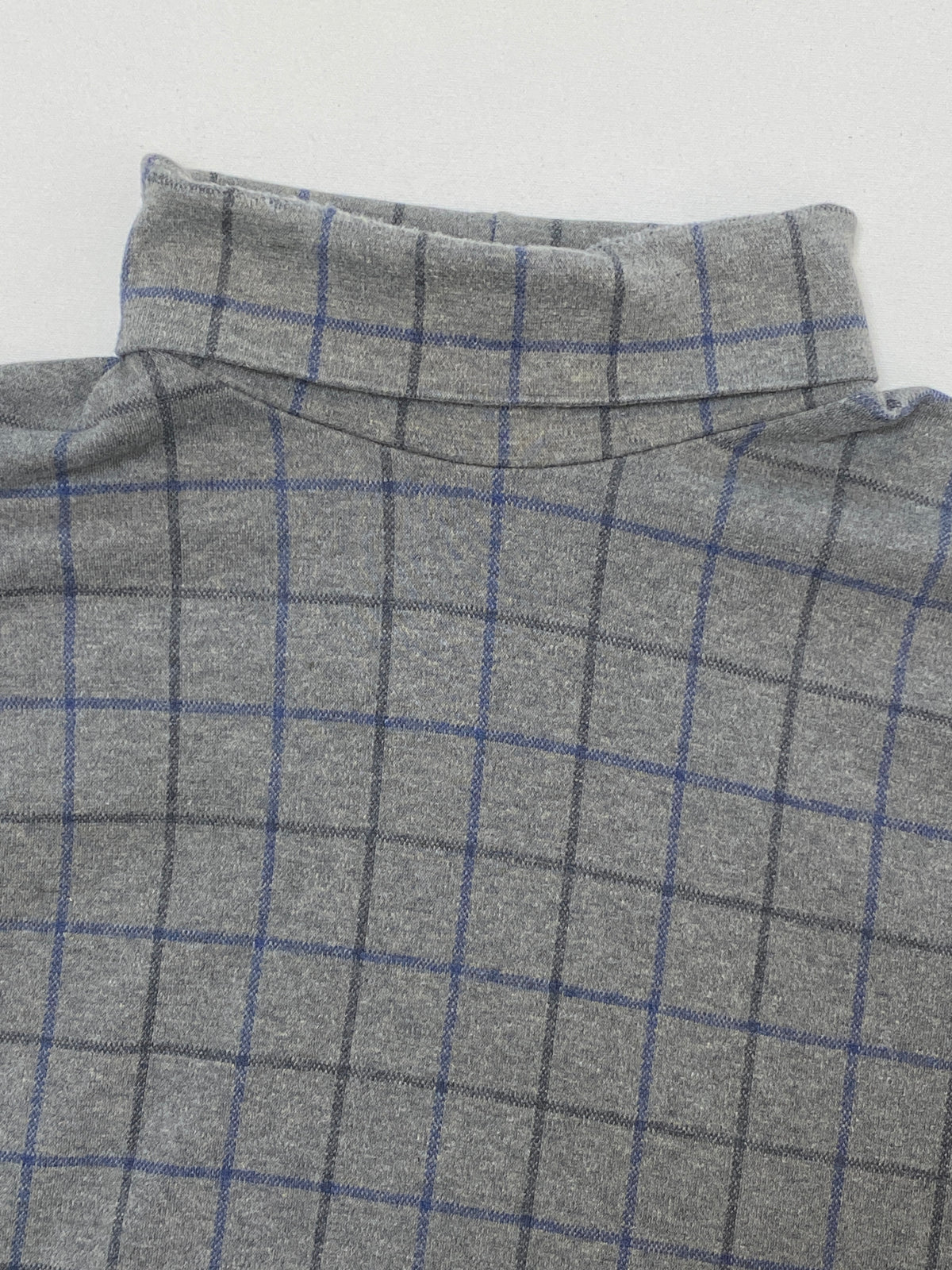 Vintage Lands' End Made in USA Checkered Turtleneck (XL)