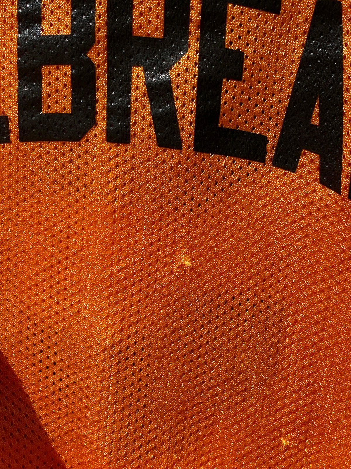 Vintage Orange Anklebreakrz Made in Pakistan Jersey (Medium)