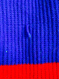 Vintage Whirlpool Red White & Blue Knit Winter Ski Hat Beanie