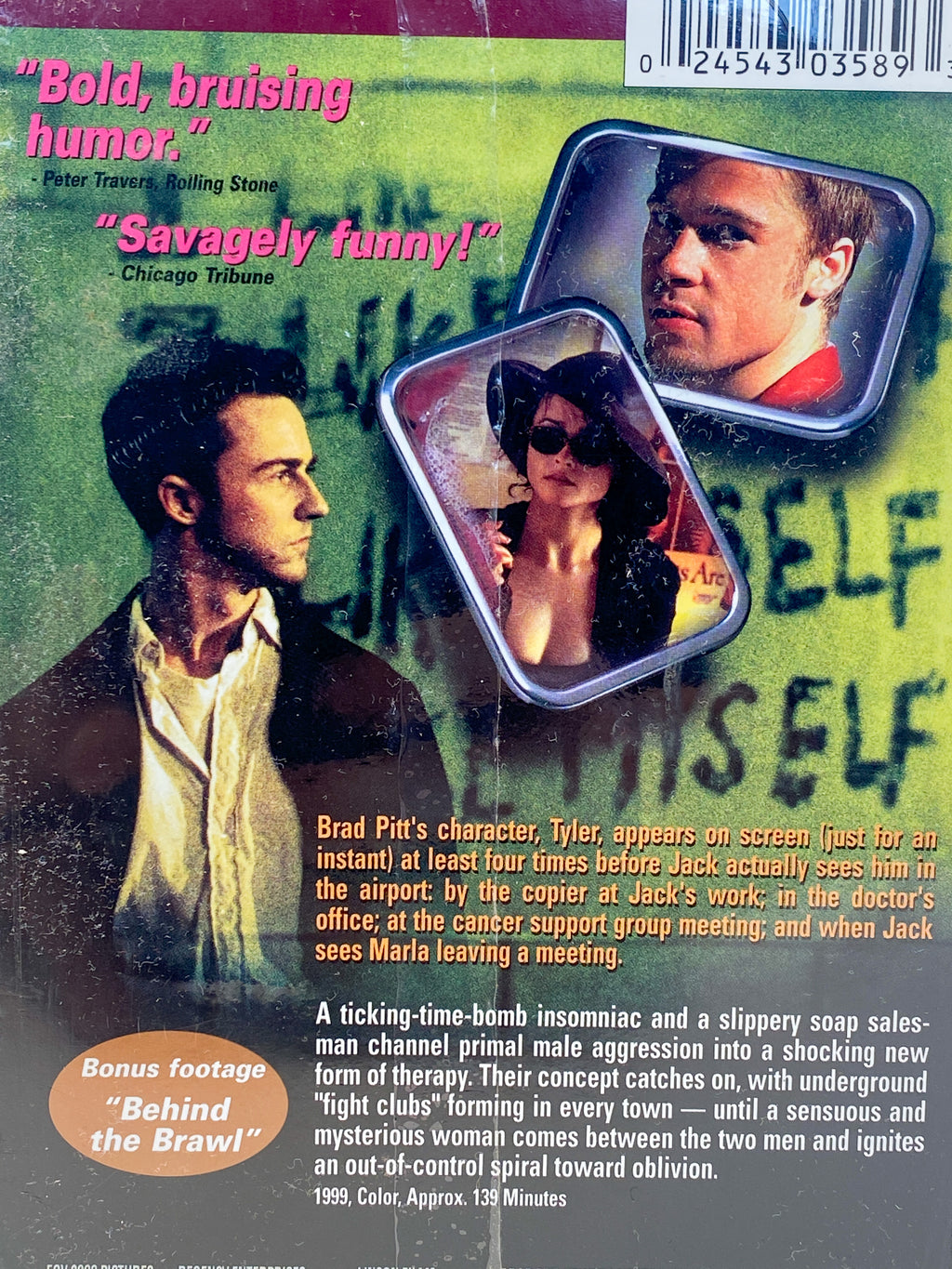 2002 Vintage (NOS) Fight Club - VHS Tape