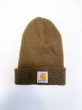 Vintage Carhartt Made in USA Winter Knit Beanie Ski Cap Hat (Infant/Toddler Size)