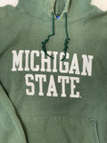Vintage Michigan State University Champion Reverse Weave Hoodie Hooded Sweatshirt (XXL)
