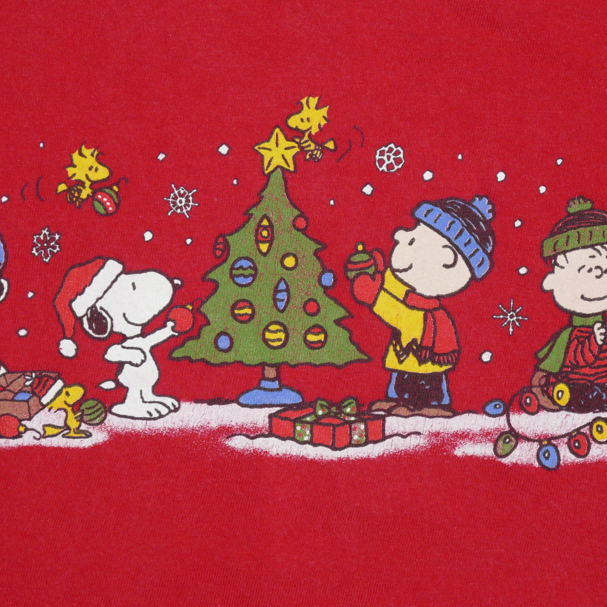 2000s Peanuts Christmas T-Shirt (XL)