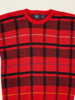 Vintage Aspetuck Trading Co. Made in USA Plaid Knit Sweater (XL 18-20)