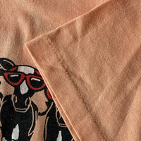 Vintage Cows Wearing Sunglasses Single Stitch T-Shirt (Large)