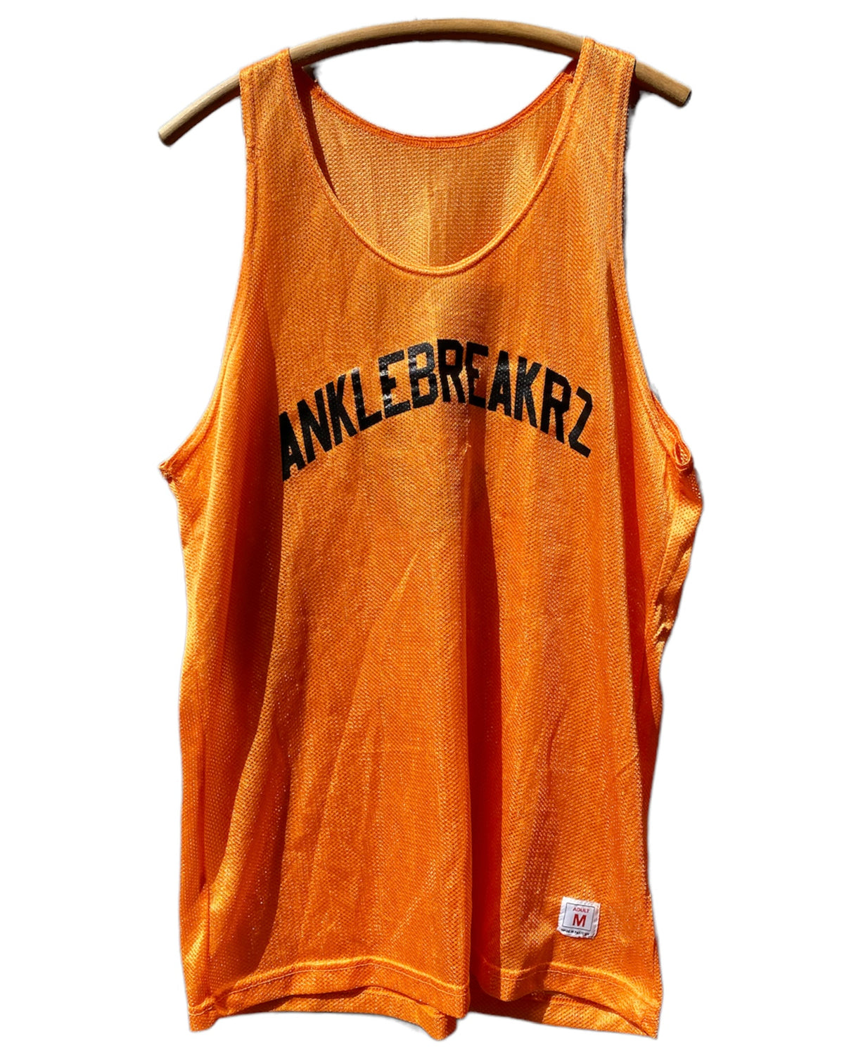 Vintage Orange Anklebreakrz Made in Pakistan Jersey (Medium)