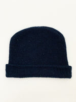 Vintage Navy Blue Winter Knit Beanie Ski Cap Hat (#2)