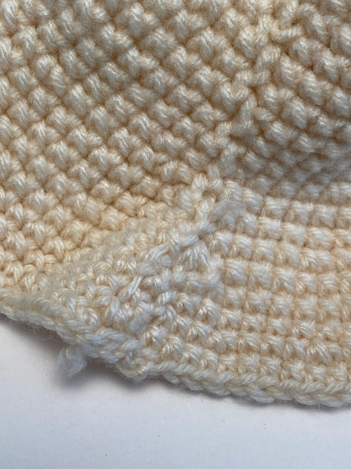 Vintage Hand Made Crochet Bucket Hat