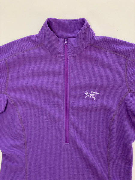 Arc'teryx 2012 Delta LT Purple Polartec 1/2 Zip Fleece (Medium