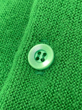 Vintage Grand Slam Munsingwear Penguin Green Cardigan Sweater (Large)