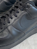 Nike Air Force 1 Low '07 Triple Black 315122-001 Shoes Sneakers (Size 12)