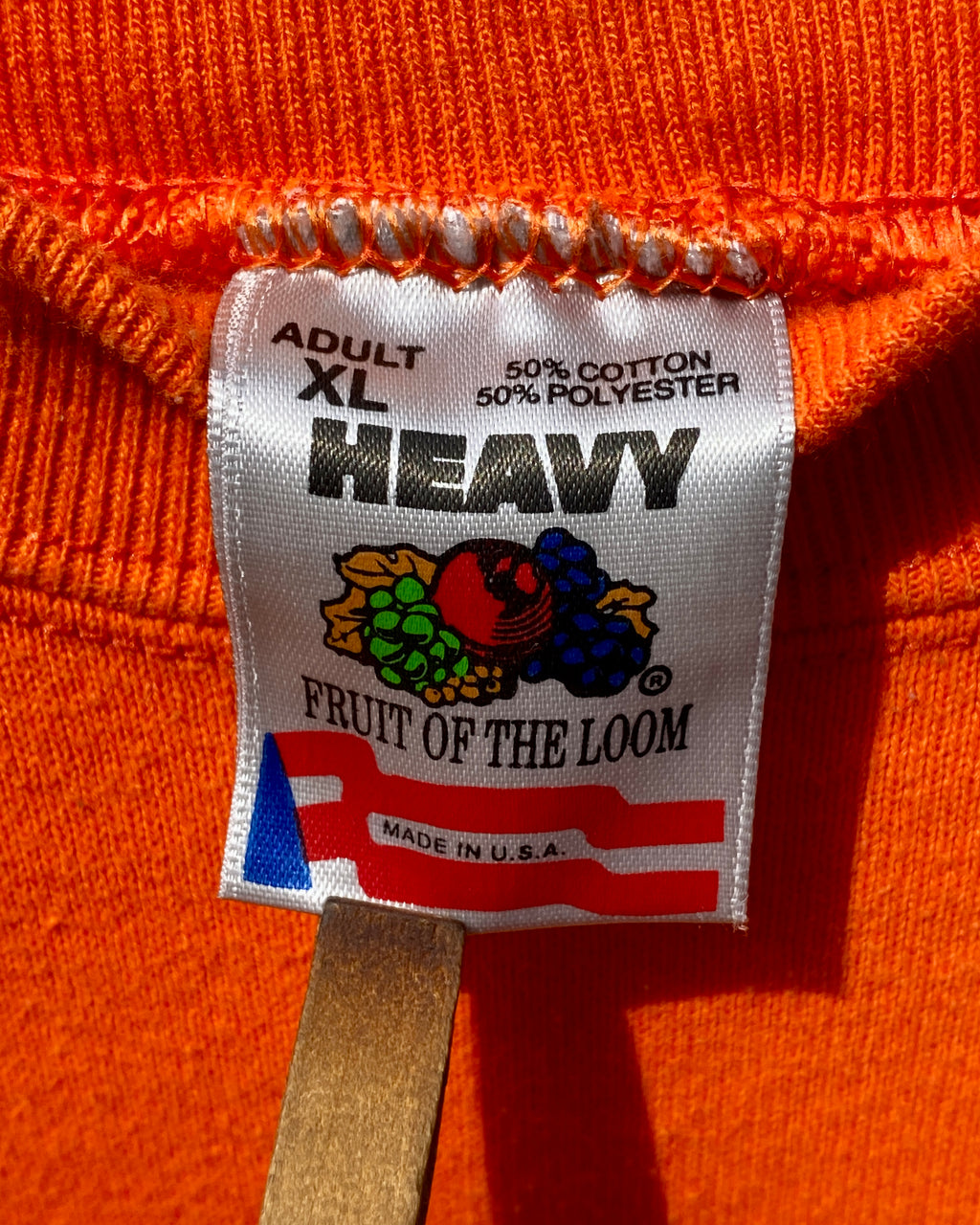 1990s Vintage Halloween Scarecrow Crow Sweatshirt Fruit of the Loom Made in USA- XL
