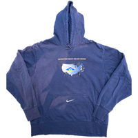 Nike Embroidered Center Swoosh Hoodie Hooded Sweatshirt (Large)