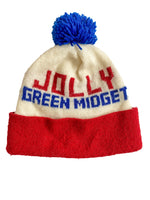 Vintage Jolly Green Midget Knit Winter Ski Hat Beanie