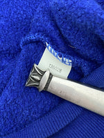 American Apparel Royal Blue Zip Up Hooded Sweatshirt (Medium)