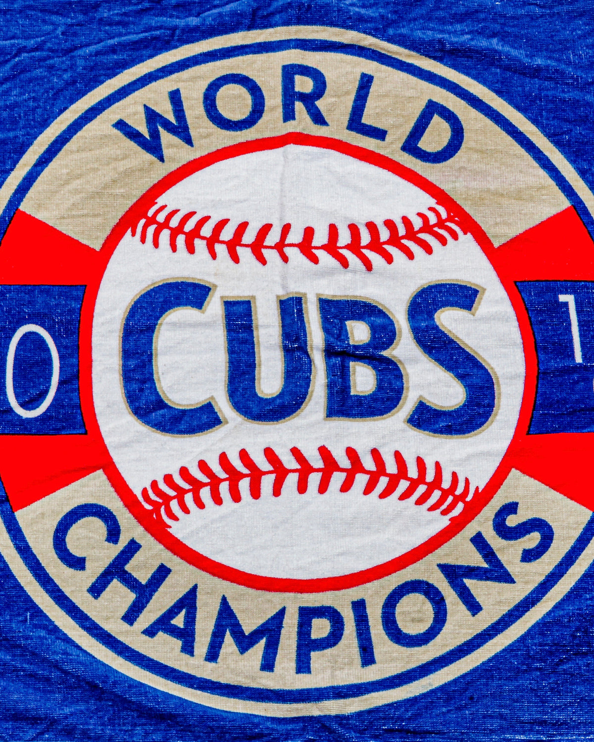 2016 Chicago Cubs World Series Champions 54 x 28 Beach Towel
