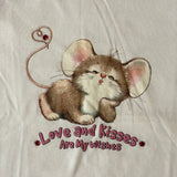Vintage Doe by Mighty Fine Rhinestone Mouse T-Shirt (One Size)