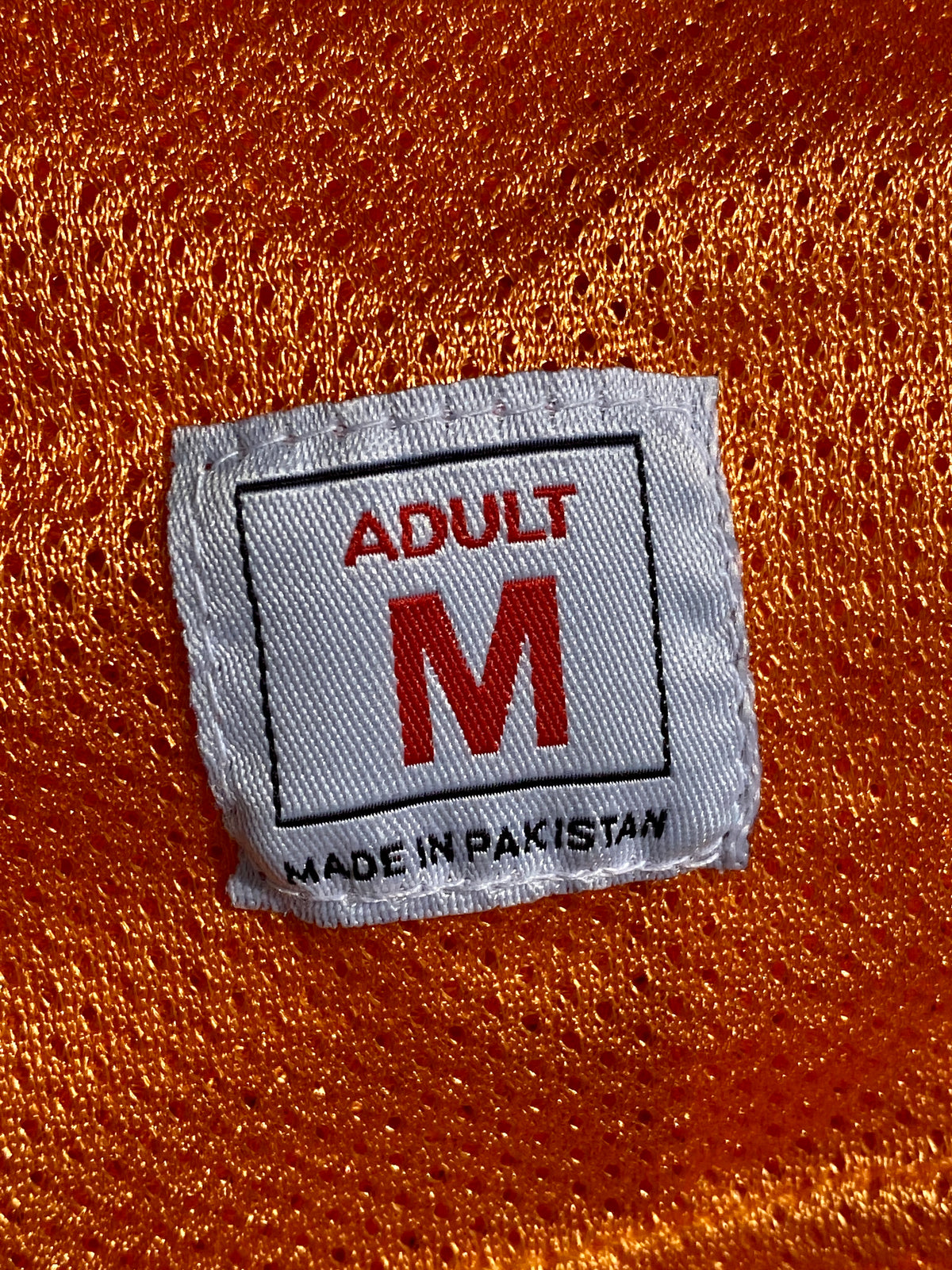 Vintage Orange Anklebreakrz Made in Pakistan Jersey (Medium)