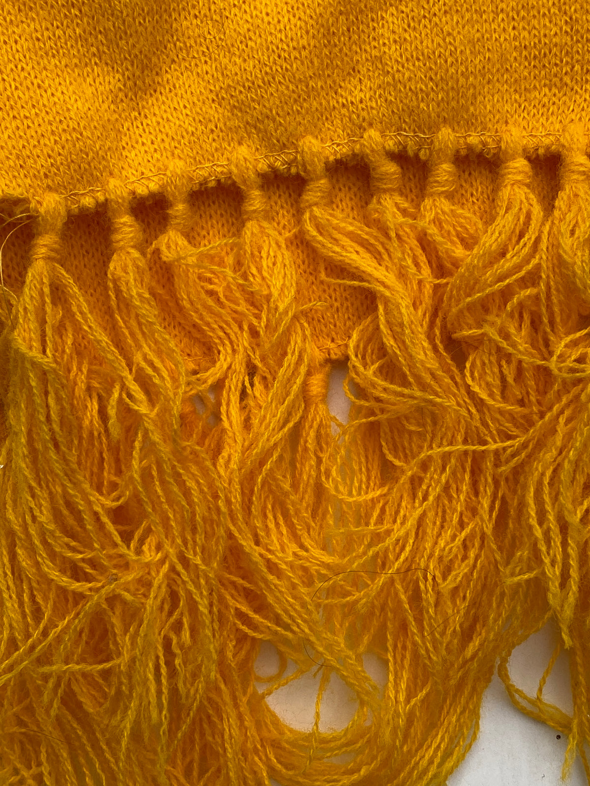 1980s Vintage Midas Speedy Muffler Automotive Yellow Scarf