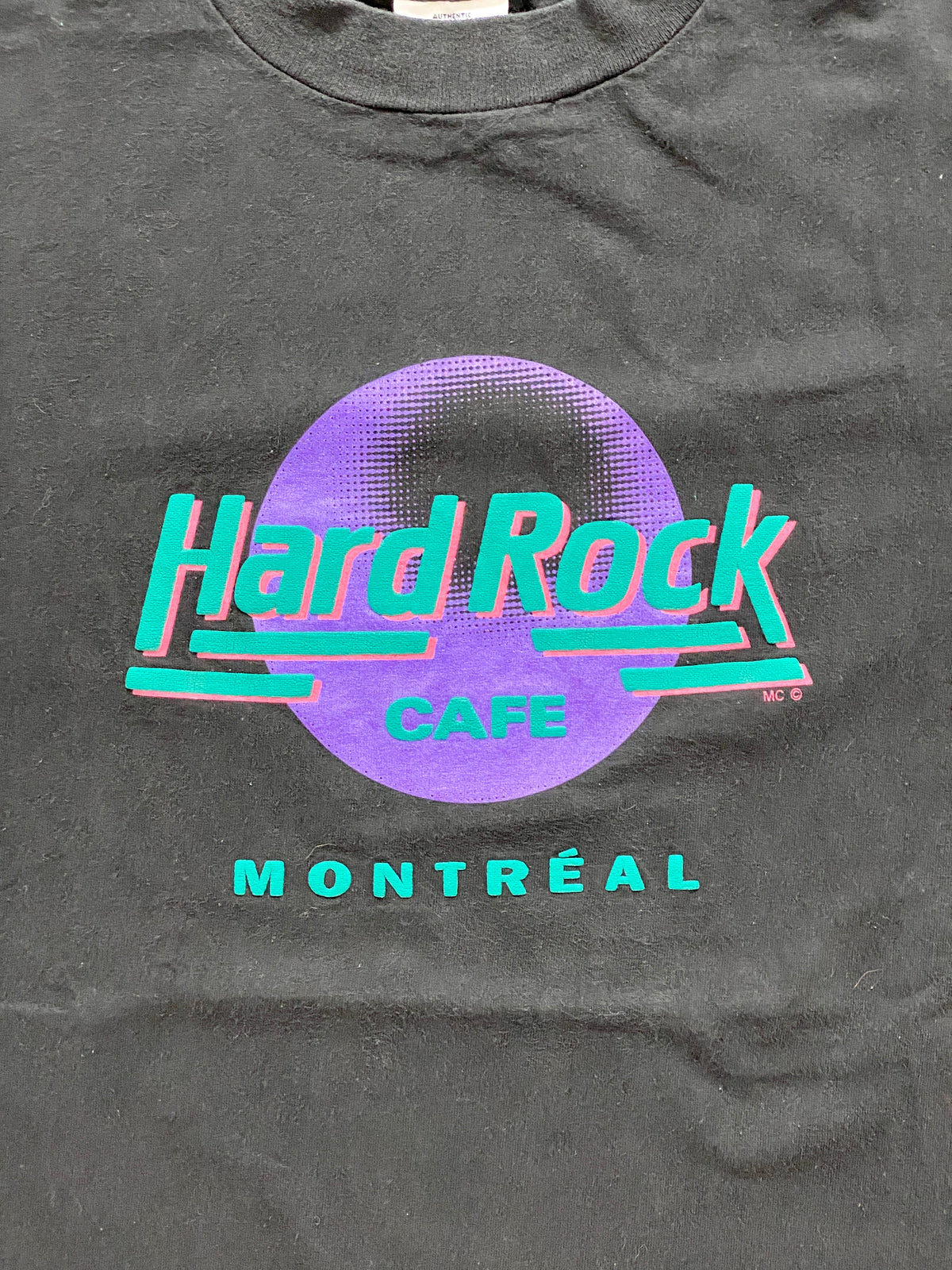 1980s Vintage Hard Rock Cafe Montreal T-Shirt (Large)