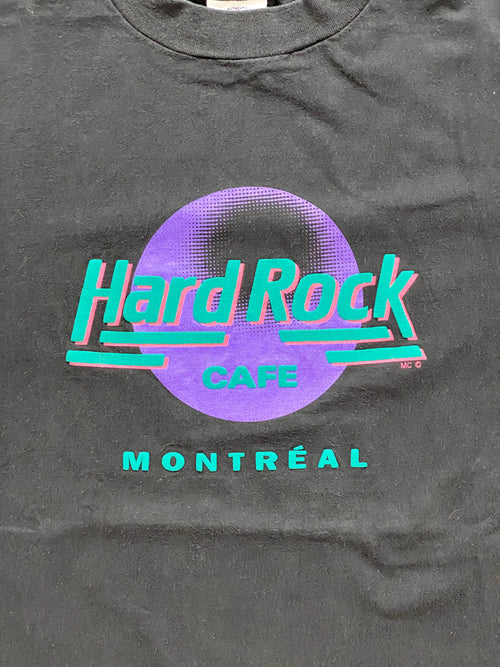 1980s Vintage Hard Rock Cafe Montreal T-Shirt (Large)