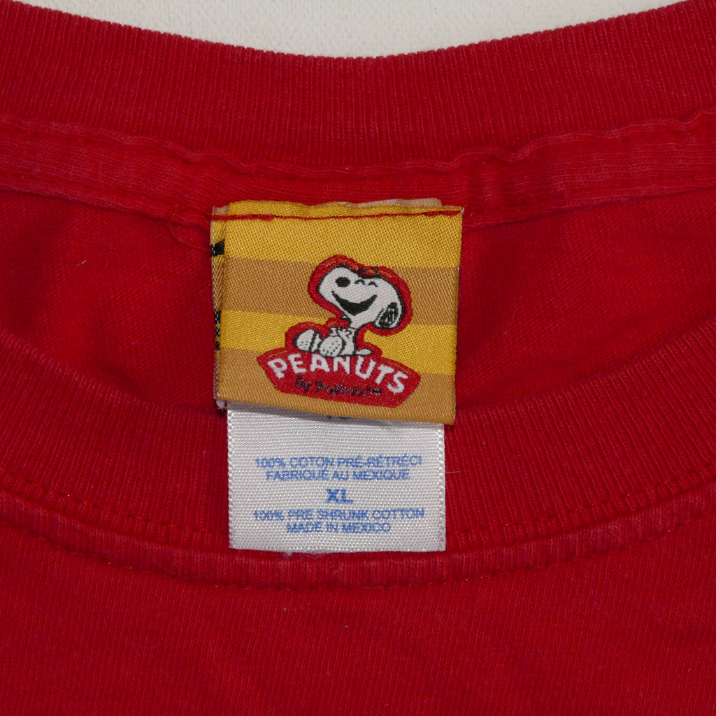2000s Peanuts Christmas T-Shirt (XL)