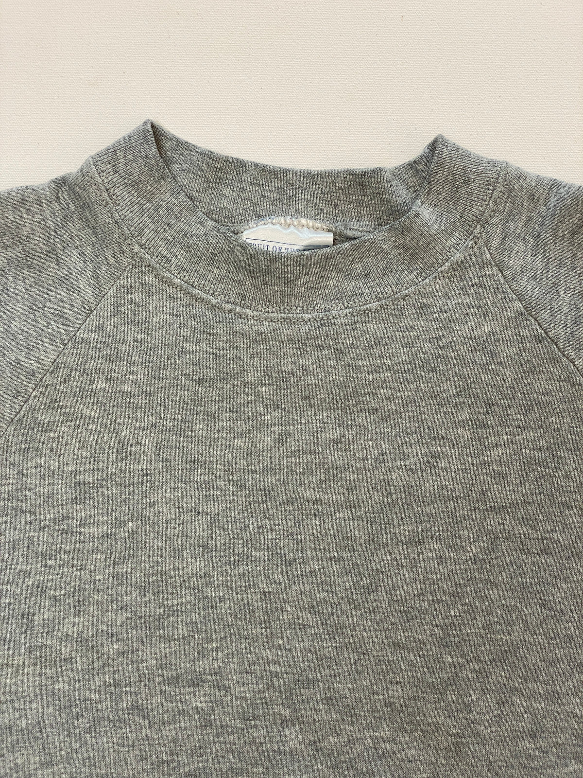 Vintage Fruit of The Loom FOTL Heather Gray Sweatshirt (Large)
