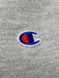 Champion Reverse Weave Script Patch Logo Hooded Sweatshirt Hoodie (Small)