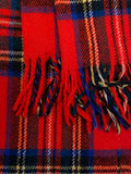Vintage Johnstons of Elgin Made in Scotland Tartan Plaid Wool Scarf