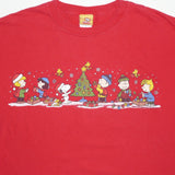 2000s Peanuts Christmas T-Shirt (XL)