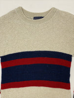 Vintage Basic Editions Made in USA Striped Knit Sweater (14-16)