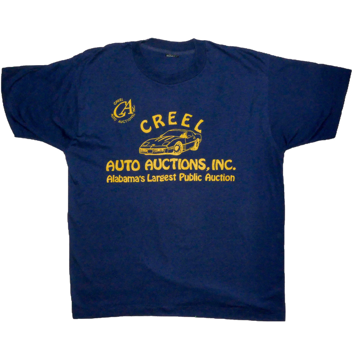 1990s Vintage Creel Alabama Auto Auction T-Shirt (XL)
