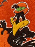 1990s Vintage Halloween Scarecrow Crow Sweatshirt Fruit of the Loom Made in USA- XL