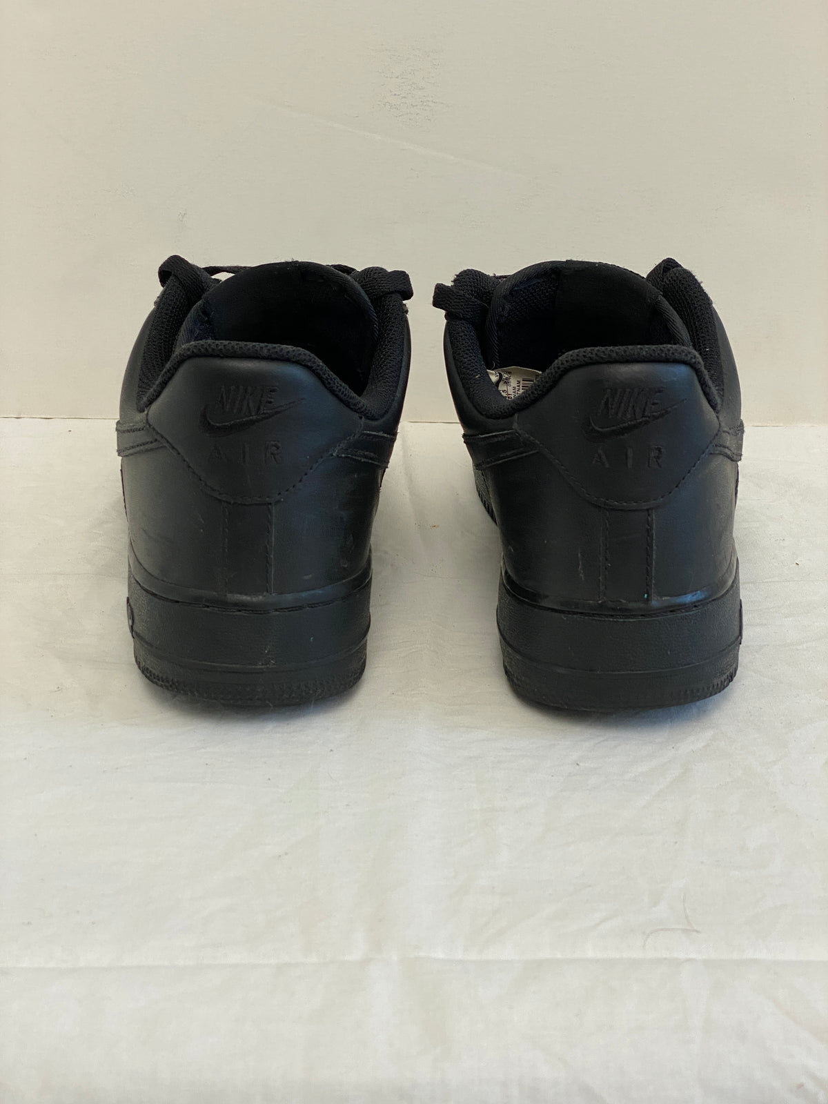 Nike Air Force 1 Low '07 Triple Black 315122-001 Shoes Sneakers (Size 10.5)