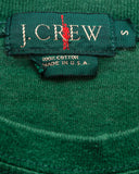 1990s Vintage J. Crew Green Pocket T-Shirt (Small)
