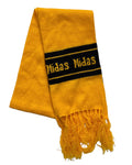 1980s Vintage Midas Speedy Muffler Automotive Yellow Scarf