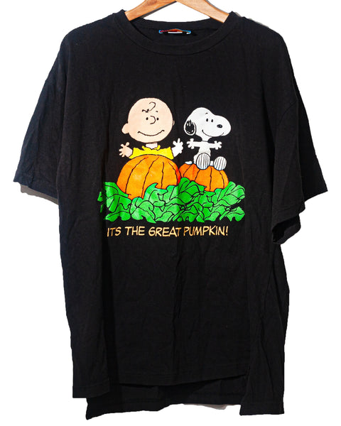 1990s Vintage Peanuts It's The Great Pumpkin Charlie Brown T-Shirt - XL