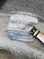 Vintage Fruit of The Loom FOTL Heather Gray Sweatshirt (Large)