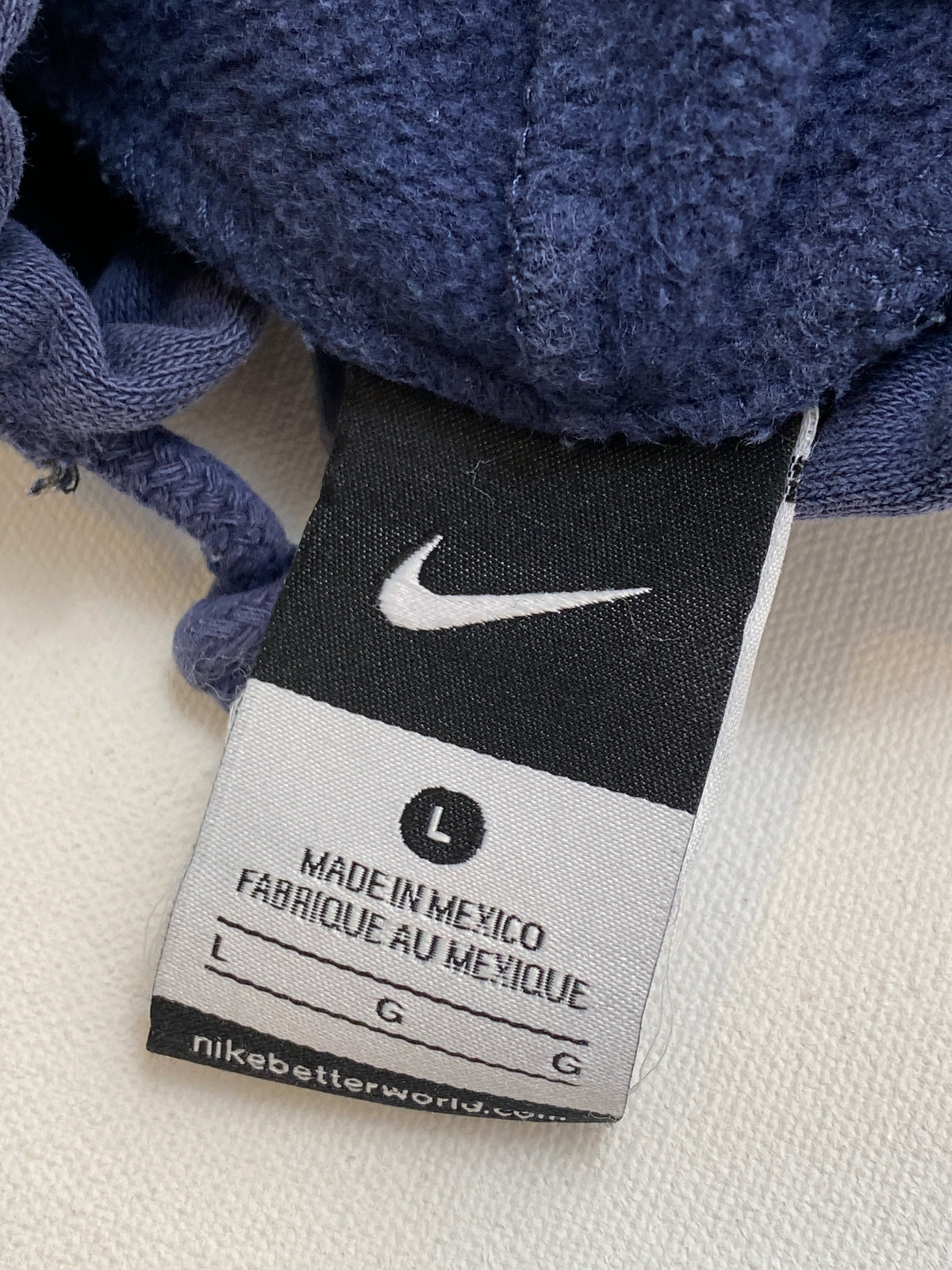 Nike Embroidered Center Swoosh Hoodie Hooded Sweatshirt (Large)