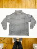 Vintage Lands' End Made in USA Checkered Turtleneck (XL)