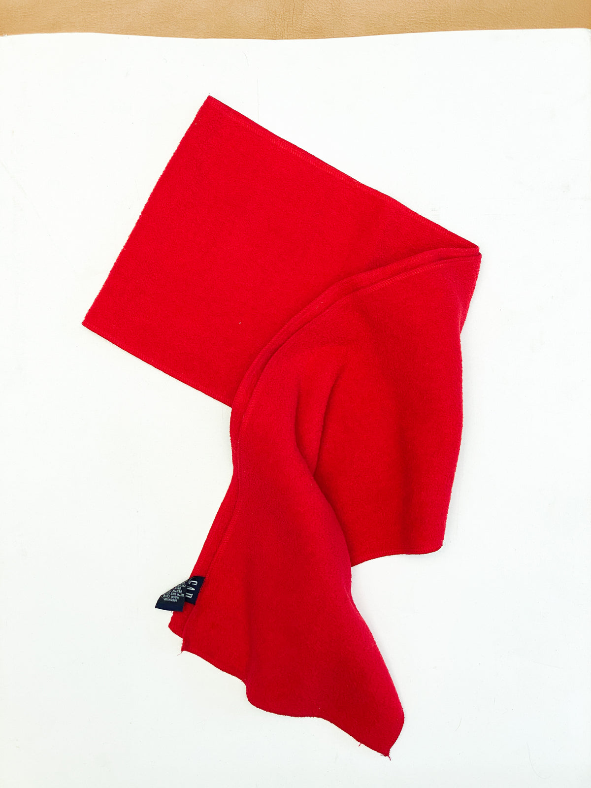 Vintage Gap Red Fleece Scarf