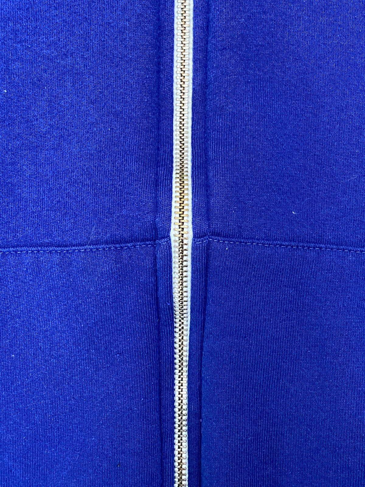 American Apparel Royal Blue Zip Up Hooded Sweatshirt (Medium)
