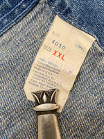 Vintage Woolrich Denim Button Up Shirt Made in USA (XXL)