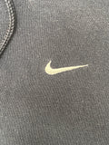 Nike Embroidered Swoosh Navy Blue Zip Up Hoodie (Large)