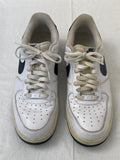 Nike Air Force 1 Low White/Obsidian 488298-105 Shoes Sneakers (Size 11)